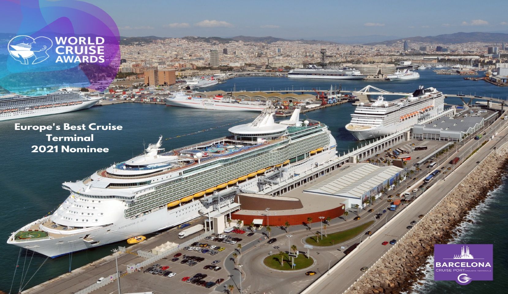 Barcelona Cruise Port nomination for Europe’s best cruise terminal 2021