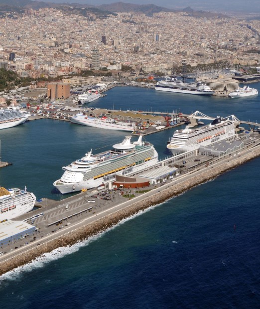 cruise port at barcelona